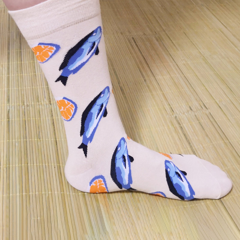 Men/ Women Funky Casual Long Dress Crew Socks (3 Pcs)