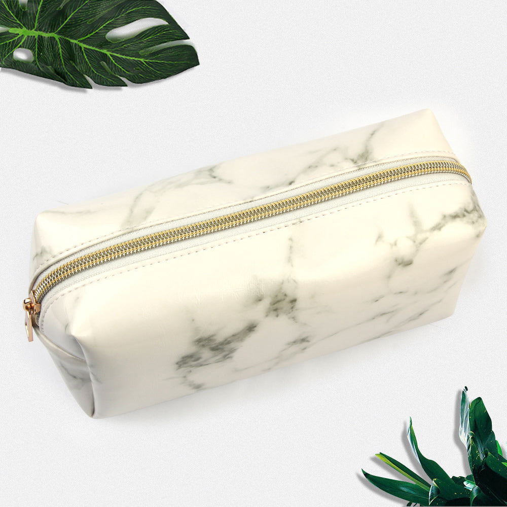 Marble Print Makeup Pouch