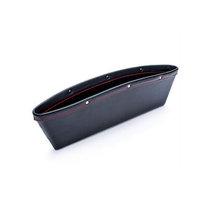 Car Gap Filler Car Pocket Organizer Seat Console Seat Side Drop Caddy Catcher Premium PU Full Leather Interior Accessories