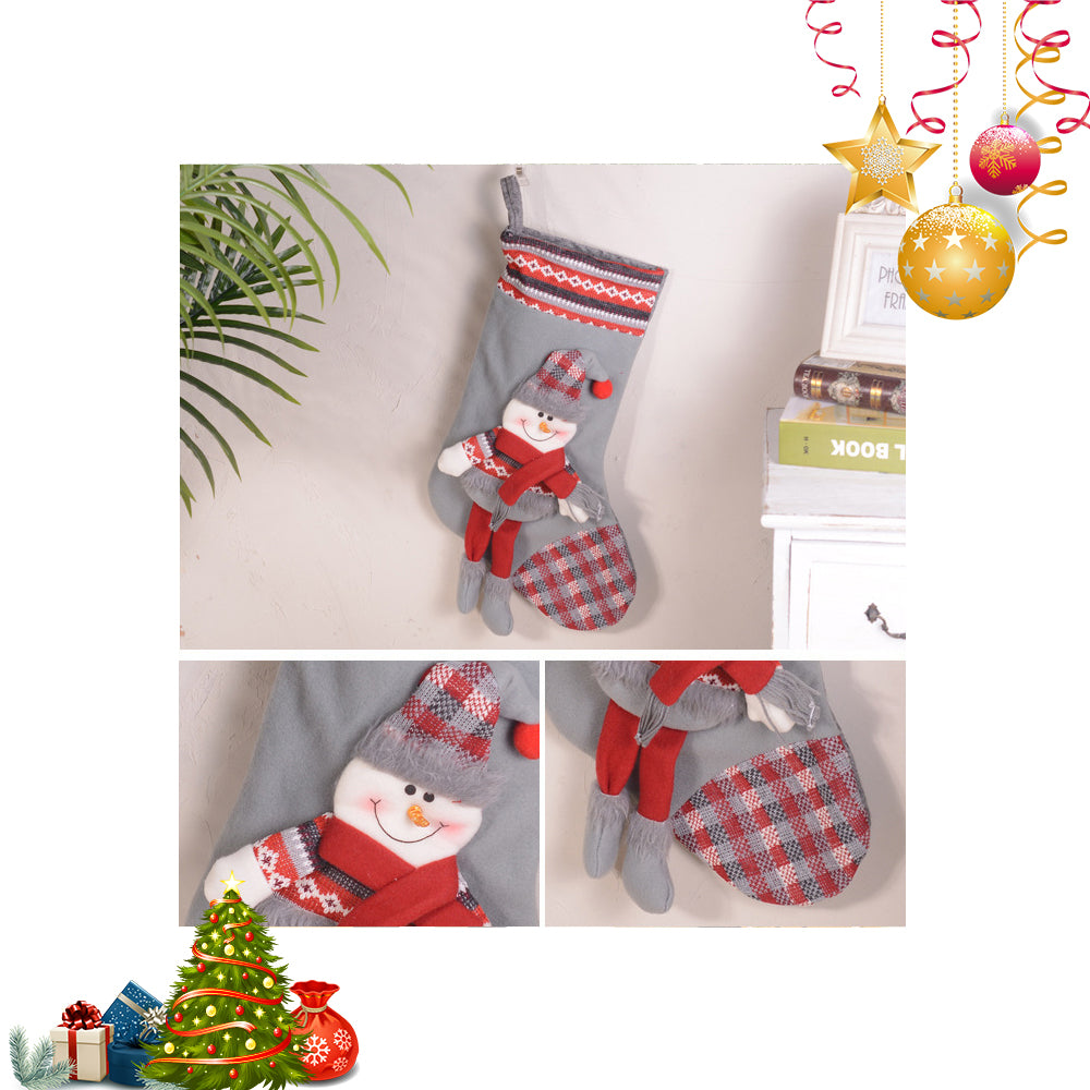 Christmas Snowman Hanging Stockings