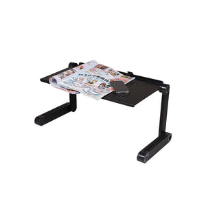 Adjustable Laptop Stand, Foldable Ergonomic Laptop Desk with Mouse Platform