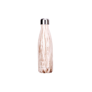 Wood Grain Cola-Shape Vacuum Bottle