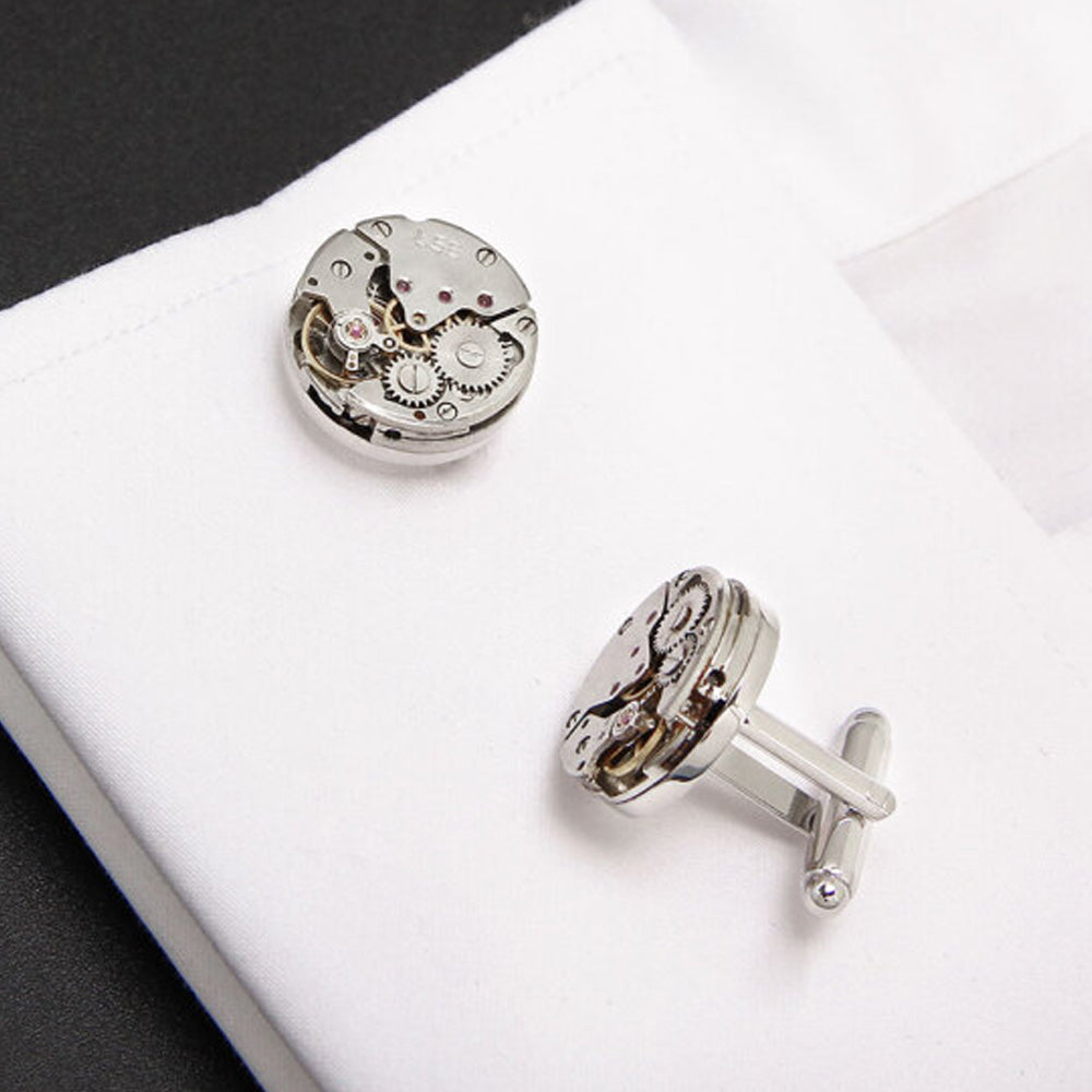 Deluxe Steampunk Mens Cufflinks