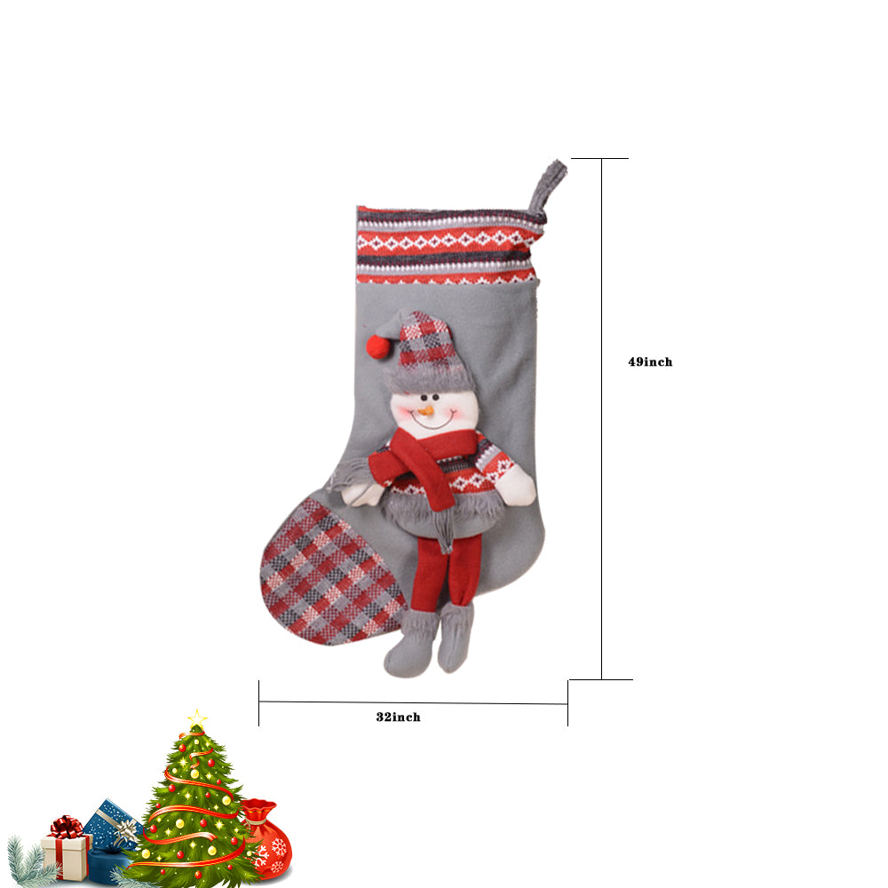 Christmas Snowman Hanging Stockings