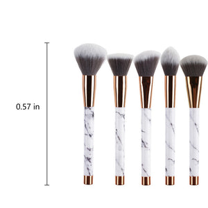 Marble Print Beauty Brush (11 Pcs)