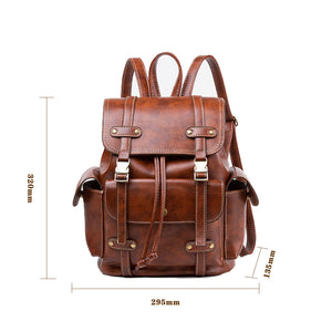 Leather Travel Backpack