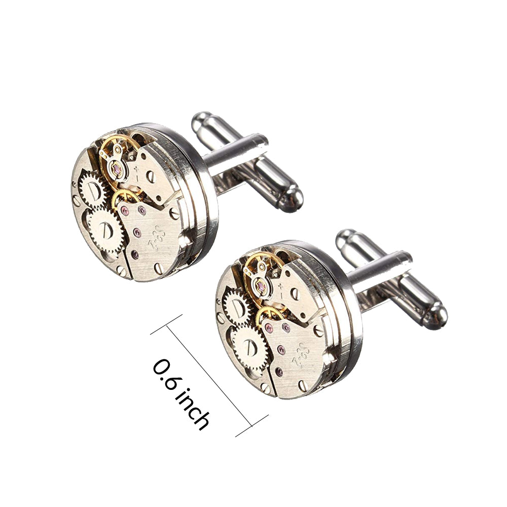 Deluxe Steampunk Mens Cufflinks