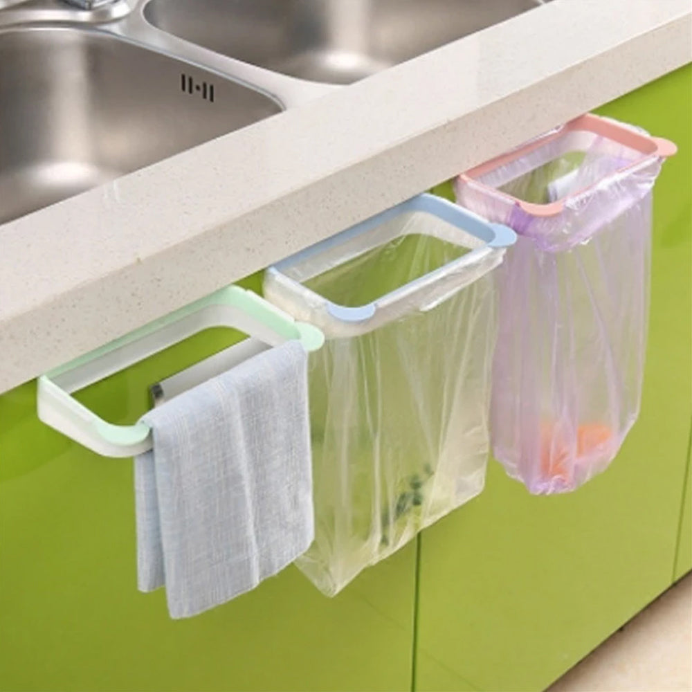 Hanging Trash Garbage Bag Holder for Kitchen Cupboard