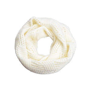 Women's Men‘s Thick Winter Knitted Circle Loop Scarf