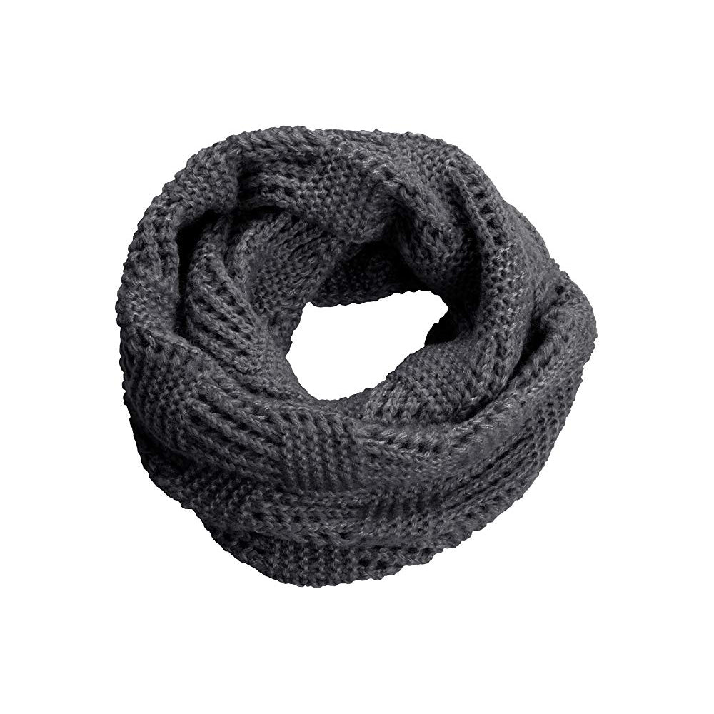 Women's Men‘s Thick Winter Knitted Circle Loop Scarf