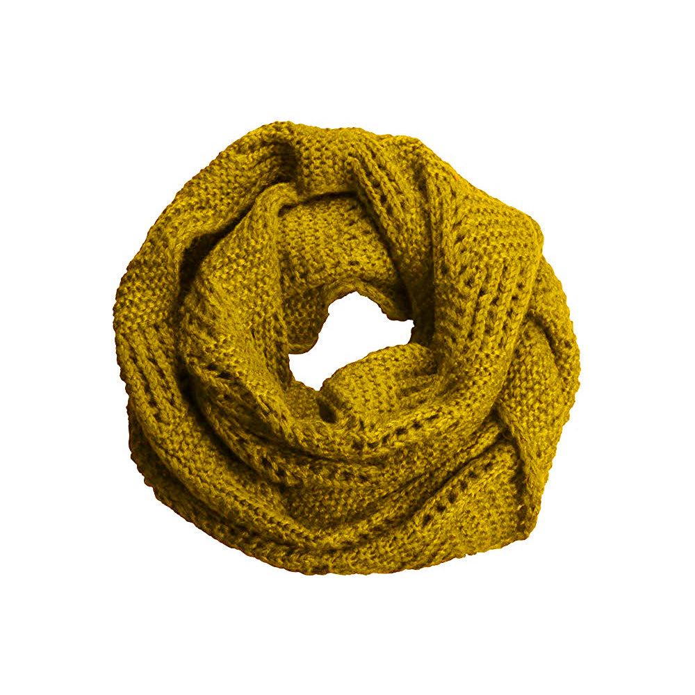 Women's Men‘s Thick Winter Knitted Circle Loop Scarf