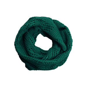 Women's Men‘s Thick Winter Knitted Circle Loop Scarf