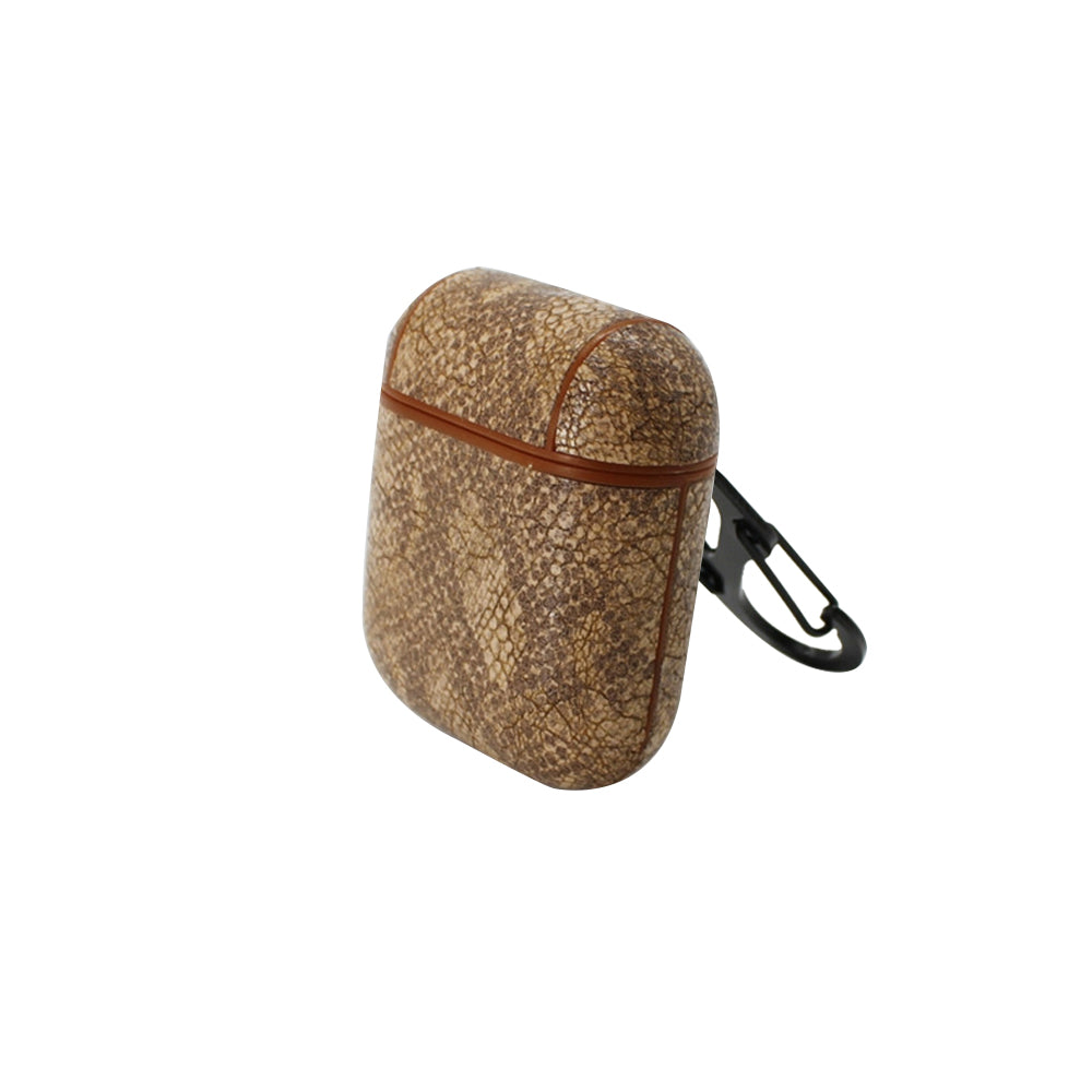 Snakeskin Leather Apple AirPod Case