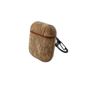 Snakeskin Leather Apple AirPod Case