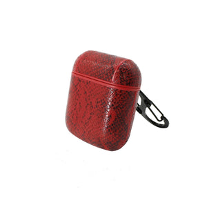 Snakeskin Leather Apple AirPod Case