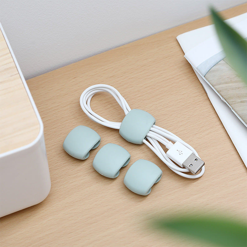 Button-shaped Cable Organizer