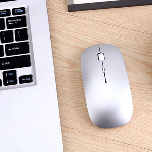 2.4G Wireless Mouse Portable Mobile Optical Mouse with USB Receiver