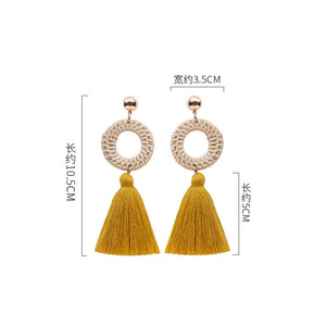 Bohemian Earrings with Tassel