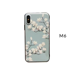 Flower Case for iPhone X/11/Pro/Max/6/7/8 Plus