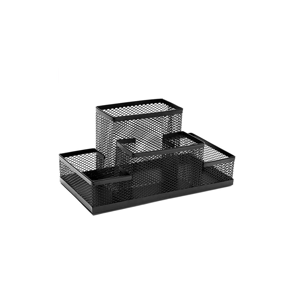 Mesh Desk Organizer Black