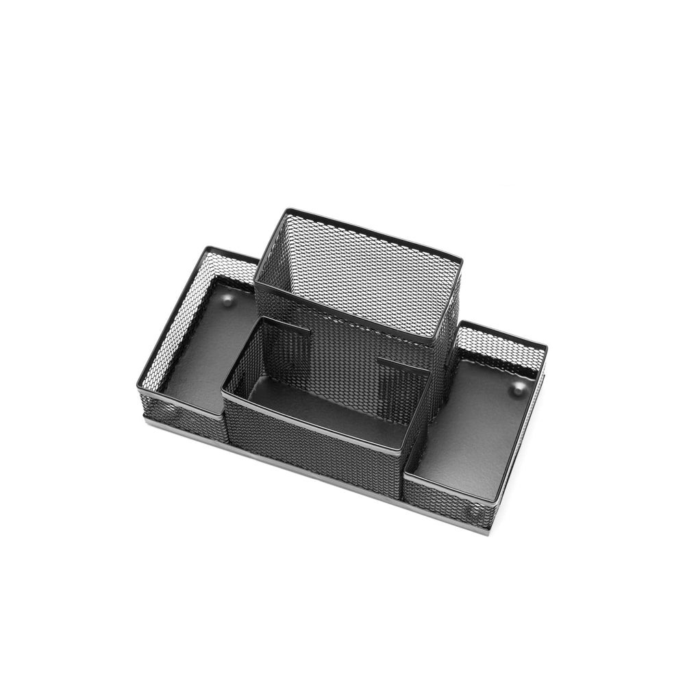 Mesh Desk Organizer Black