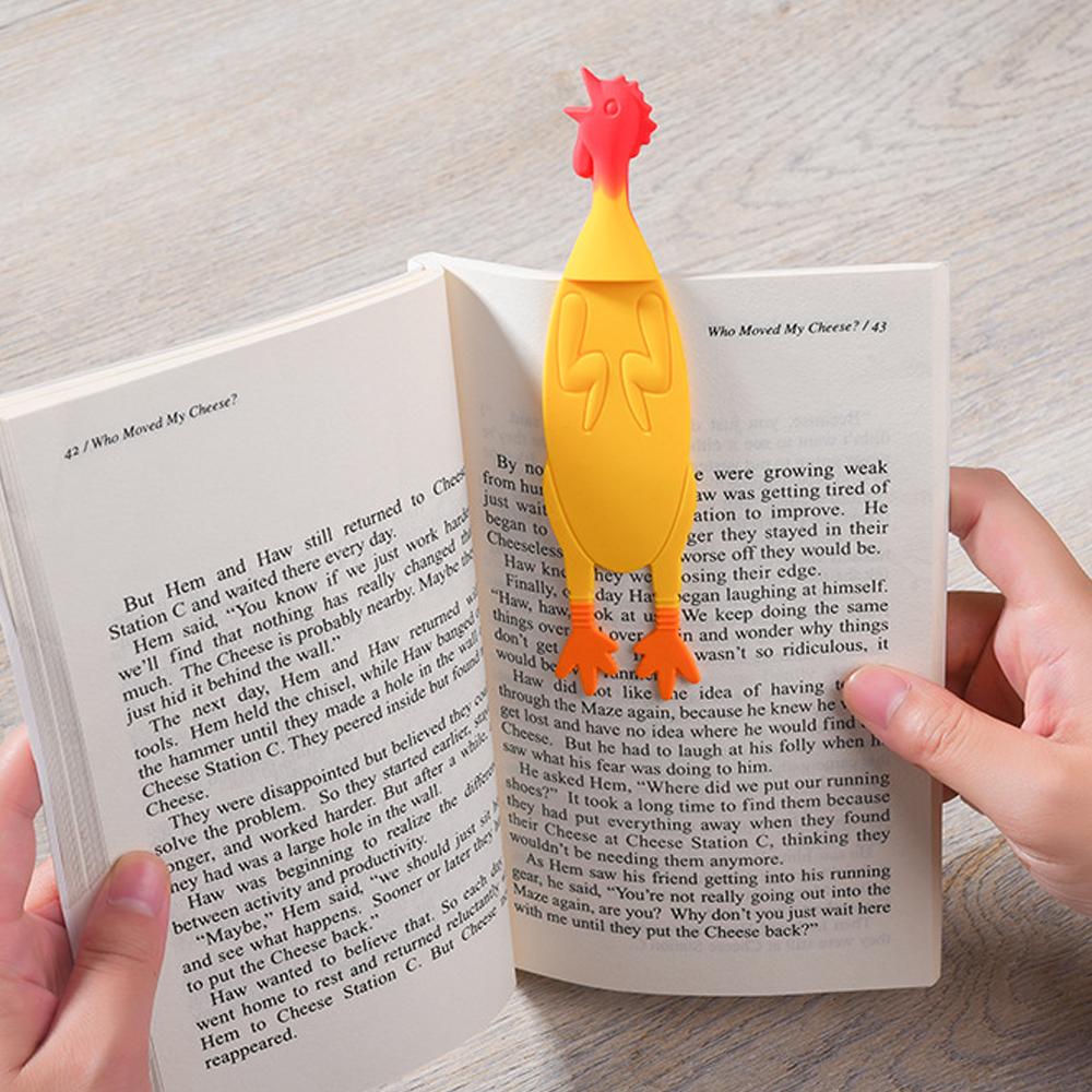 Screaming Chicken Bookmark